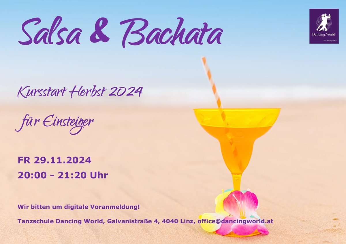 Read more about the article Salsa und Bachata für Einsteiger!