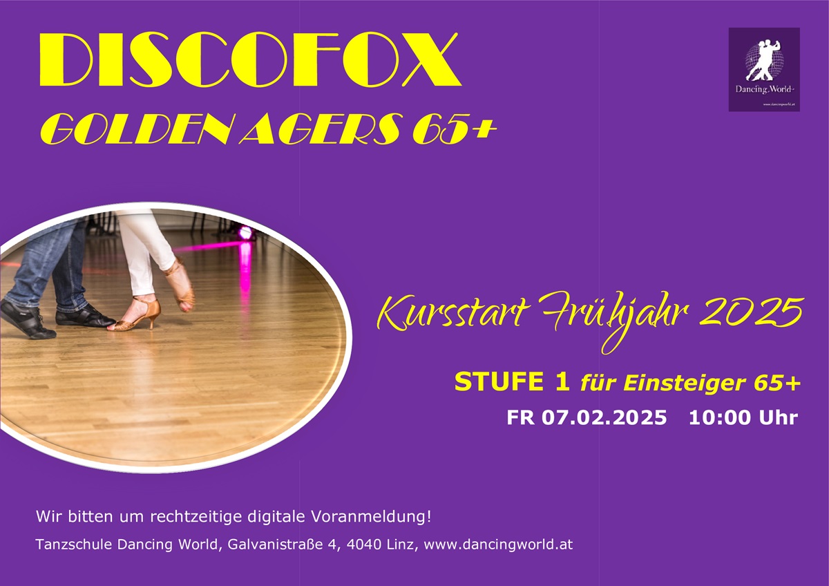 Discofox 65+ am 7.2.2025